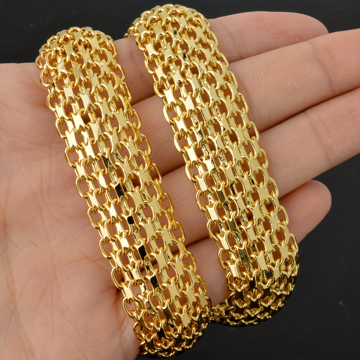 Women's Vintage Classic Woven 18K Gold-Plated Bracelet